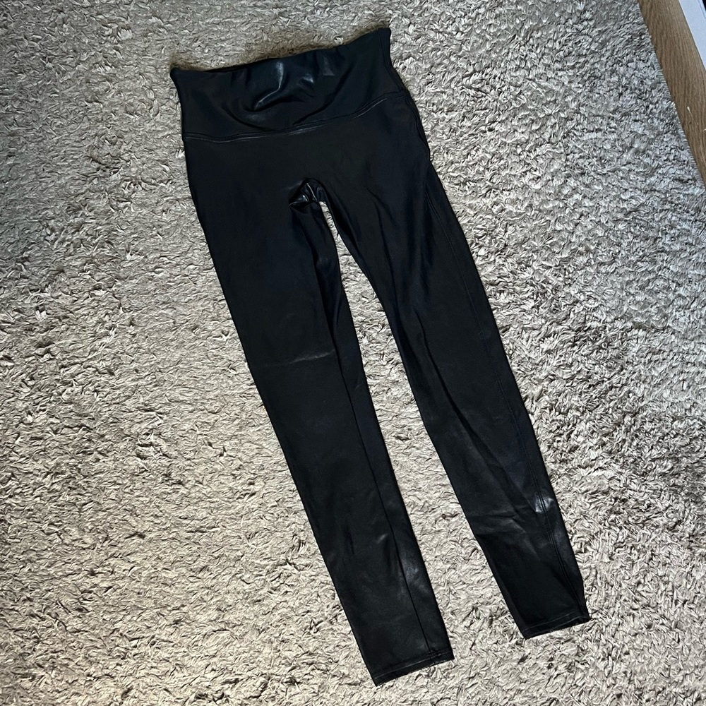 Spanx faux leather leggings